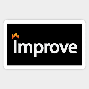 Improve motivational text design Sticker